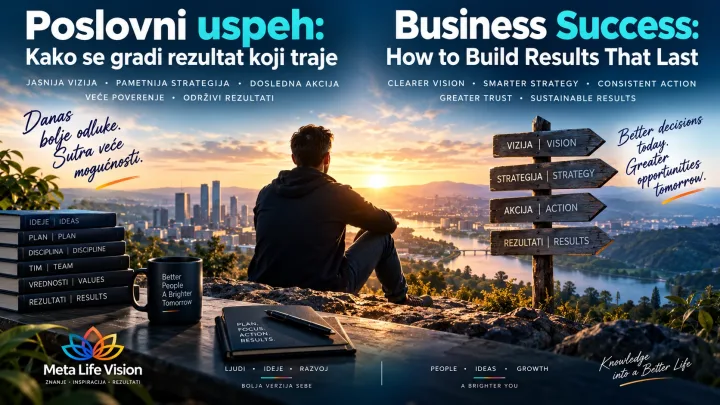 Poslovni uspeh kroz viziju, strategiju, disciplinu, timski rad i doslednu akciju